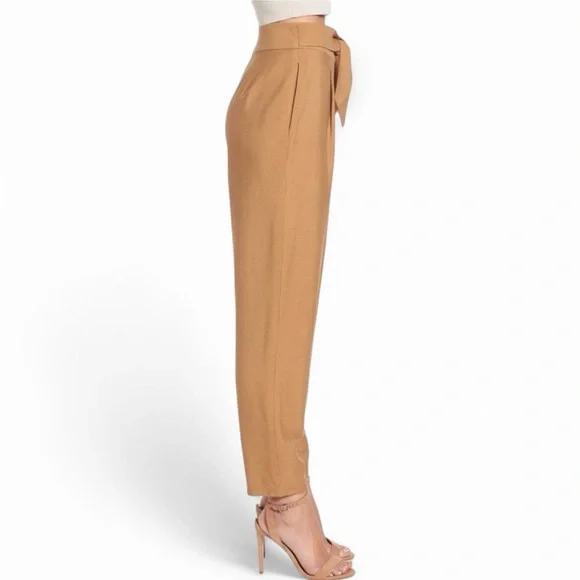 Leith Front Tie Trousers Tan Lion XS - Picture 8 of 12